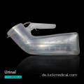 1000 ml abgeschlossenes transparentes Urinal mit Deckel